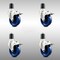 Service Caster 4 Inch 316SS Solid Poly Swivel 1-7/8 Inch Expanding Stem Caster Set Lock Brake SCC-SS316TTLEX20S414-SPUS-178-4 - alternate 4